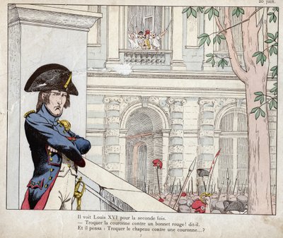 He saw Louis XVI for the second time (Invasion of the Tuileries, June 20) by pseudonym for Onfray de Breville Jacques Job