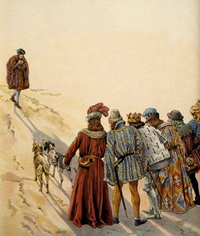 History of France in the Middle Ages: Count of Charolais (then Charles the Bold), Francois II, Duke of Brittany, Charles of France, Duke of Berry and brother of the king, John II, Duke of Bourbon by pseudonym for Onfray de Breville Jacques Job