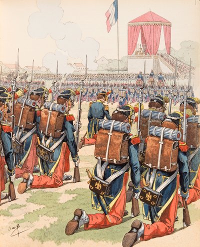 Mass Given at the Camp of Chalon under Napoleon III, Private Collection by pseudonym for Onfray de Breville Jacques Job