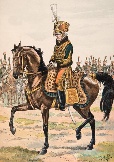 General Commanding One of the Regiments of Guards of Honour in 1813 by pseudonym for Onfray de Breville Jacques Job