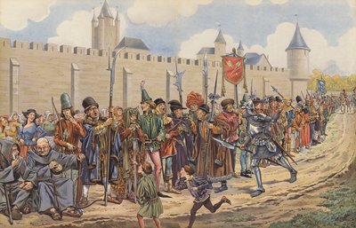 Louis XI Raised an Army from the Citizens of Paris by pseudonym for Onfray de Breville Jacques Job