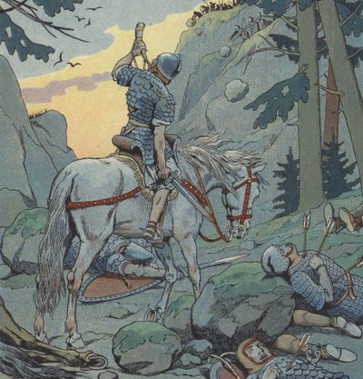 Roland at Ronceveaux by pseudonym for Onfray de Breville Jacques Job