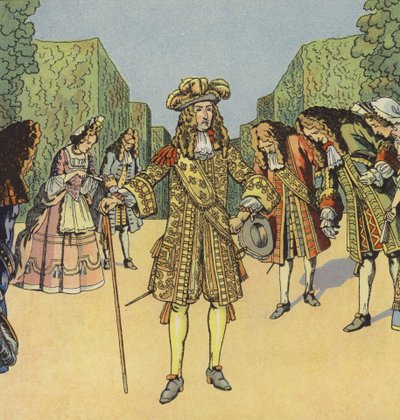 The Sun King, Louis XIV of France by pseudonym for Onfray de Breville Jacques Job
