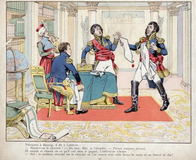 Napoleon and Lefebvre at the Siege of Danzig, May 24, 1807 by pseudonym for Onfray de Breville Job