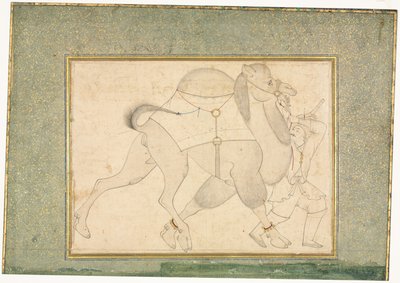 Camel and Groom by style of Shaykh Muhammad