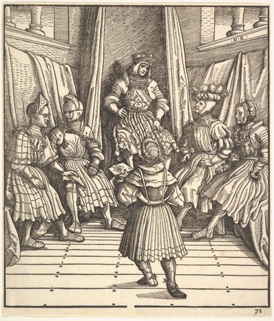 Illustration from The White King by the Elder Hans Burgkmair