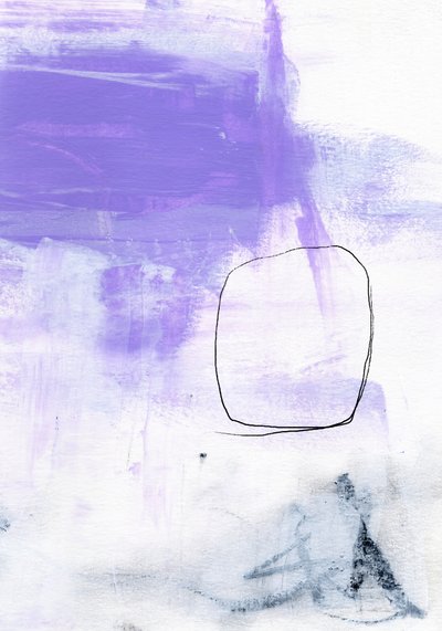 Purple Abstract Circle by uplusmestudio