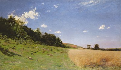 Edge of the Woods on the Outkirts of Eu, 1883  by Adolphe Gustave Binet