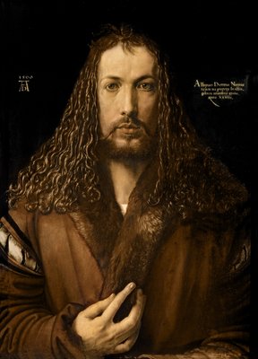 Self Portrait at the Age of Twenty-Eight by Albrecht Dürer