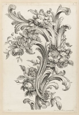 Floral and Acanthus Leaf Design by Alexis Peyrotte