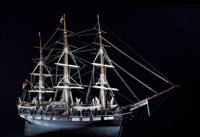 Model of an 18th Century Whaling vessel (wood)