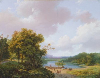 Rural Landscape, 19th century by Barend Cornelis Koekkoek