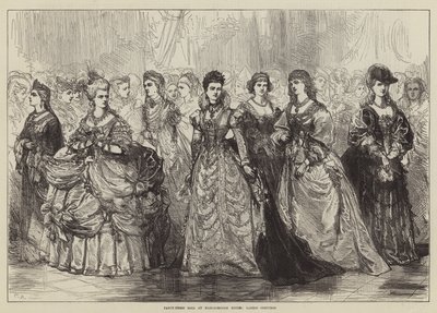 Fancy Dress Ball at Marlborough House Ladies Costumes