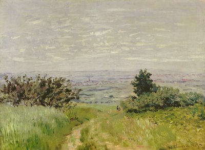 Landscape, Full View of Argenteuil (Hills of Sannois), 1872  by Claude Monet