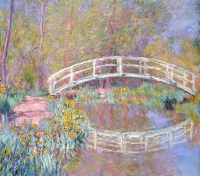 Bridge in Monet's Garden by Claude Monet: Fine art print