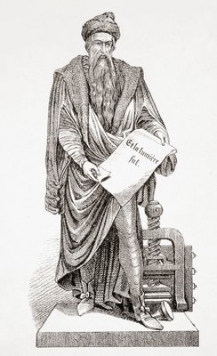 Johannes Gutenberg Artwork