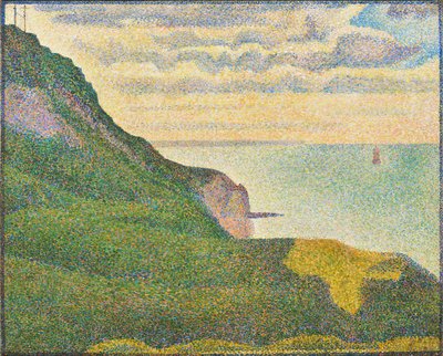 Seascape at Port-en-Bessin, Normandy, 1888  by Georges Seurat