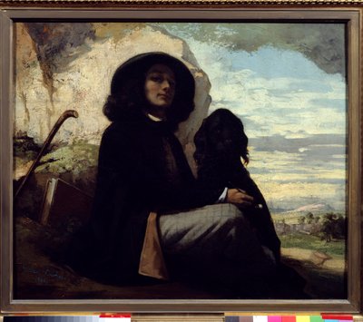 Self portrait hot sale with black dog