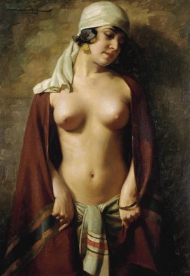 Oriental Nude by Hans Hassenteufel: Buy fine art print