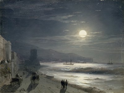 Moon Night, 1885  by Ivan Konstantinovich Aivazovsky