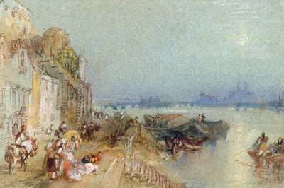 Andernach, 1817 (wc with pen and black ink on wove paper) by Joseph Mallord William Turner