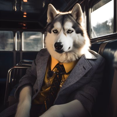 Husky in on sale suit