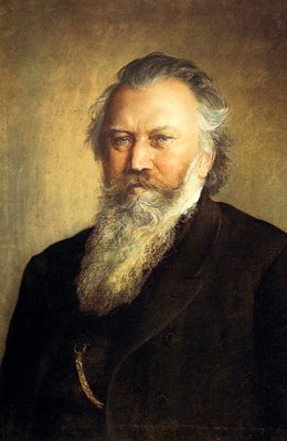 Portrait of Johannes Brahms, 1891 by Ludwig Michalek