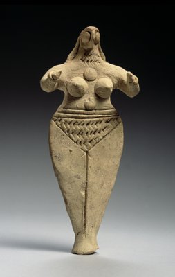 Female figure, Akkadian, 3rd Dynasty of Ur, c.2334-2004 BC (terracotta)