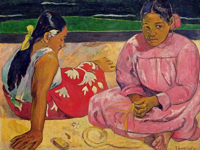 Women of Tahiti, On the Beach, 1891  by Paul Gauguin