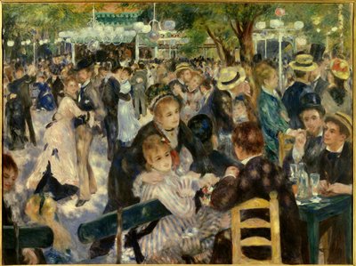 Dance at Le Moulin de la Galette by Pierre-Auguste Renoir