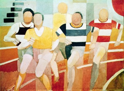 Runners by Robert Delaunay: Highest-quality art reproduction