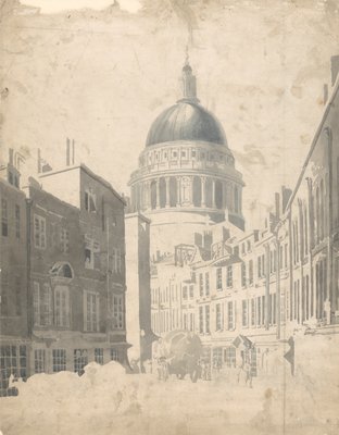 St. Pauls Cathedral, from St. Martins-le-Grand, London by Thomas Girtin