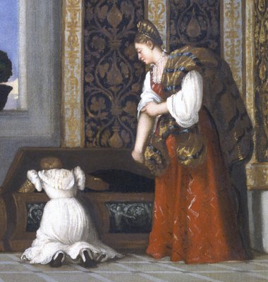 Venus of Urbino, before 1538 oil on canvas detail of 291644