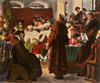 Luther at the Diet of Worms, 1521, 1936. by Unbekannt