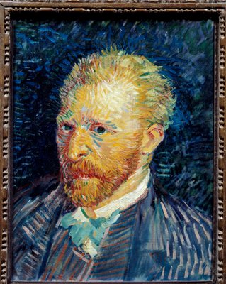 Self Portrait Painting by Vincent van Gogh 1853 1890 1887 Sun. 0 44x0 35 m Paris musee d Orsay