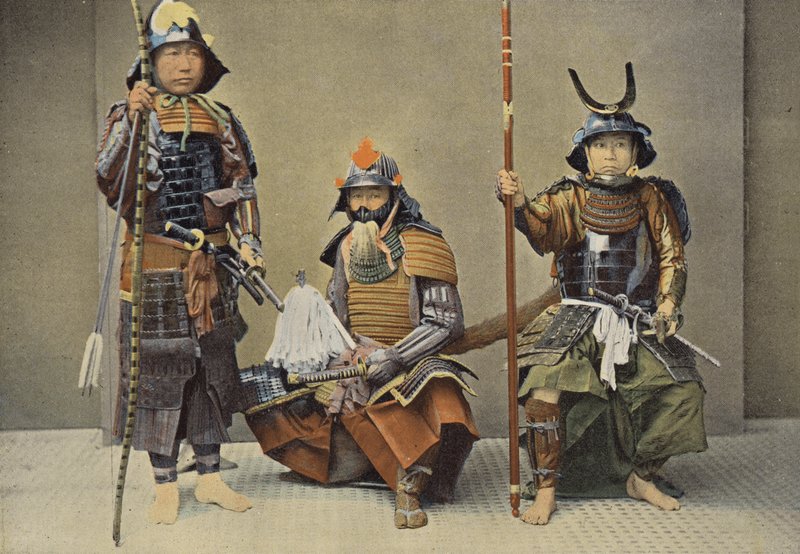 Group of Samurais by European Photographer