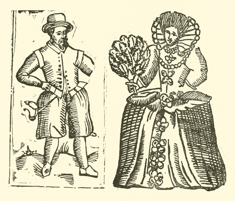 Illustration for The Roxburghe Ballads (woodcut) by (after) English School