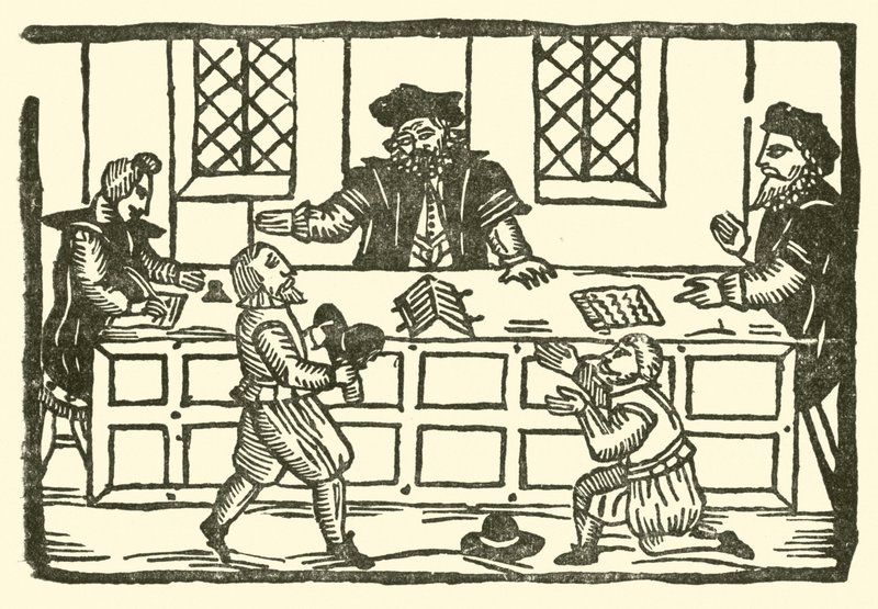 Illustration for The Roxburghe Ballads (woodcut) by (after) English School