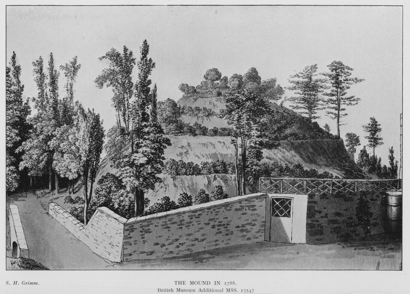 Marlborough, The Mound in 1788 by (after) English School