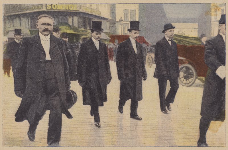Funeral of Jorge Chavez, Peruvian Aviator Killed Attempting the First Flight Over the Alps by (after) English photographer