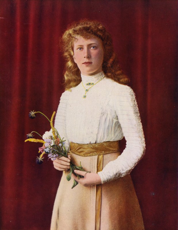 Princess Mary in 1909 by (after) English photographer