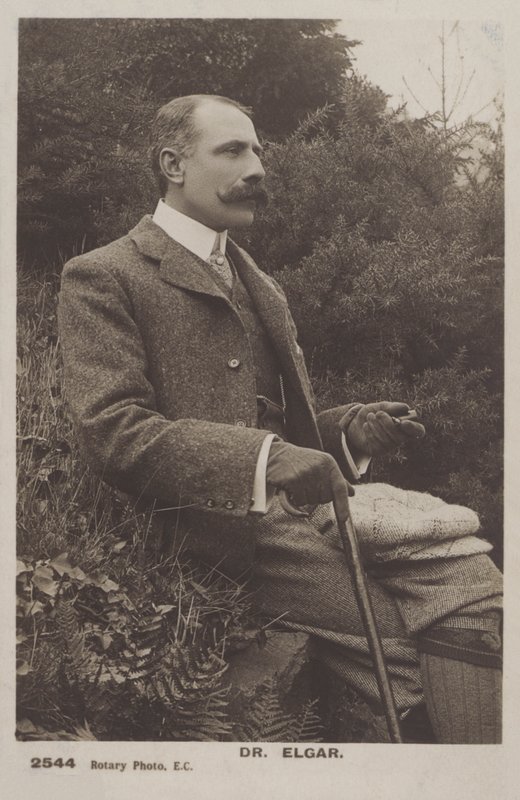 Sir Edward Elgar, English composer by (after) English photographer