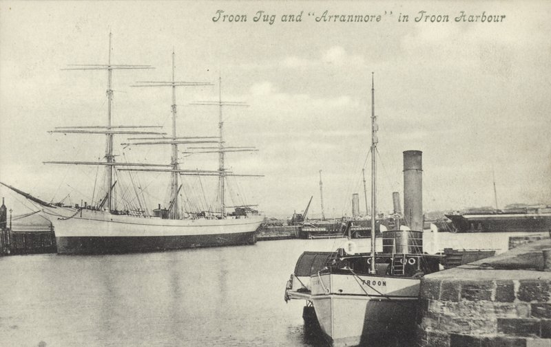 Troon Tug, Arranmore, Troon Harbour by (after) English photographer