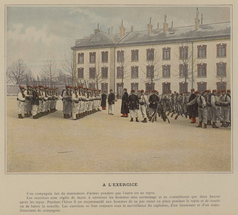 At the Exercise by (after) French Photographer
