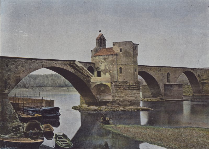 Avignon, Pont Saint-Benezet by (after) French Photographer