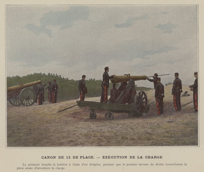 12-Pounder Cannon, Charge Execution by (after) French Photographer