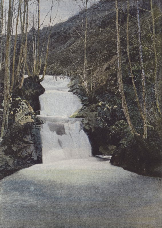 Benet Waterfall, near Murat by (after) French Photographer