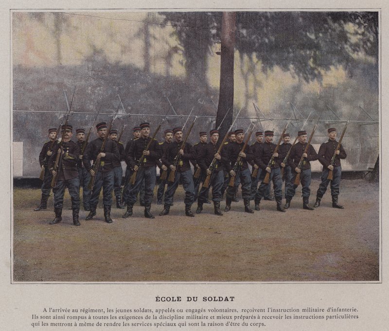 Soldier School by (after) French Photographer