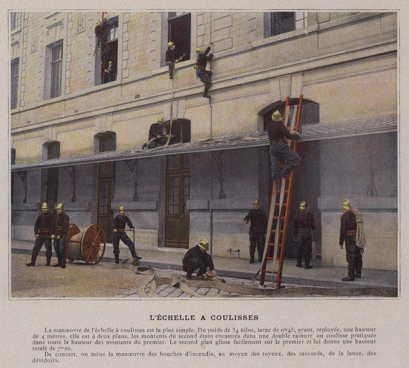 The Sliding Ladder by (after) French Photographer