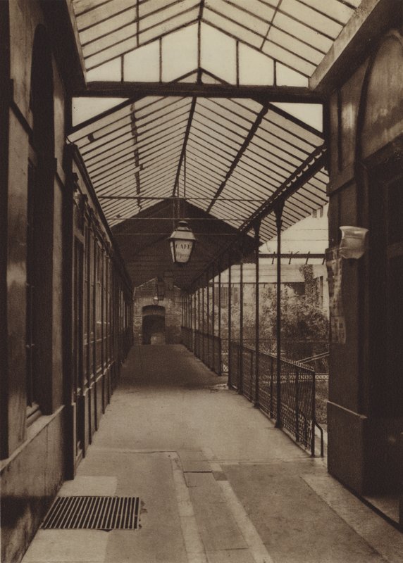The Old Opera Passage of Rue Le Peletier by (after) French Photographer